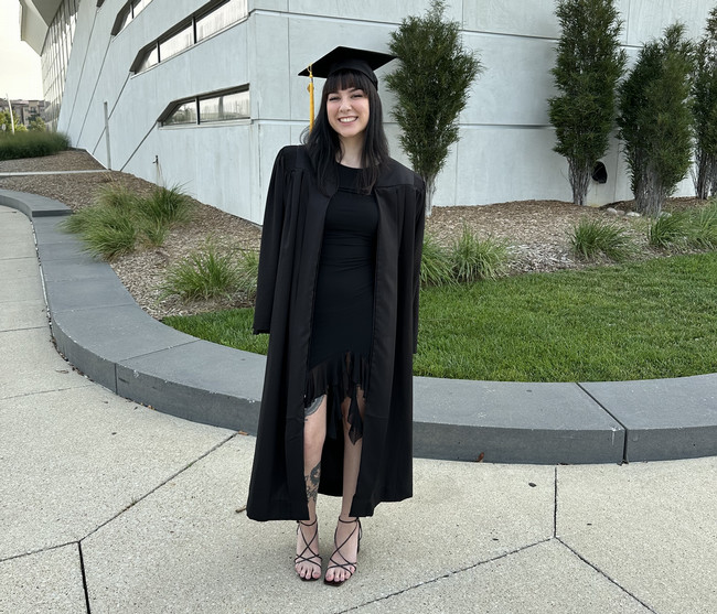 Shyanne Vargas at graduation