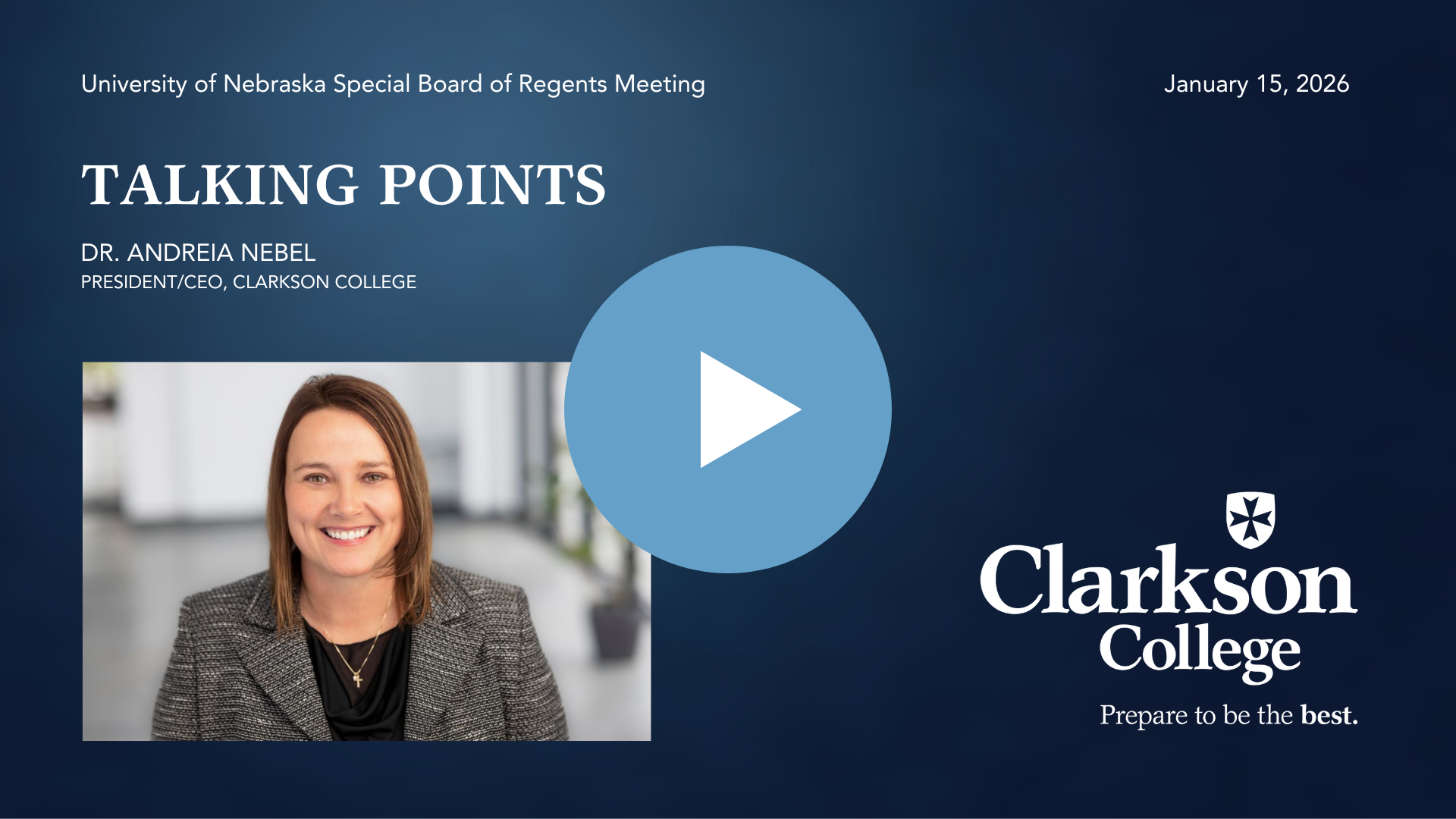 Dr. Nebel's public comment video link