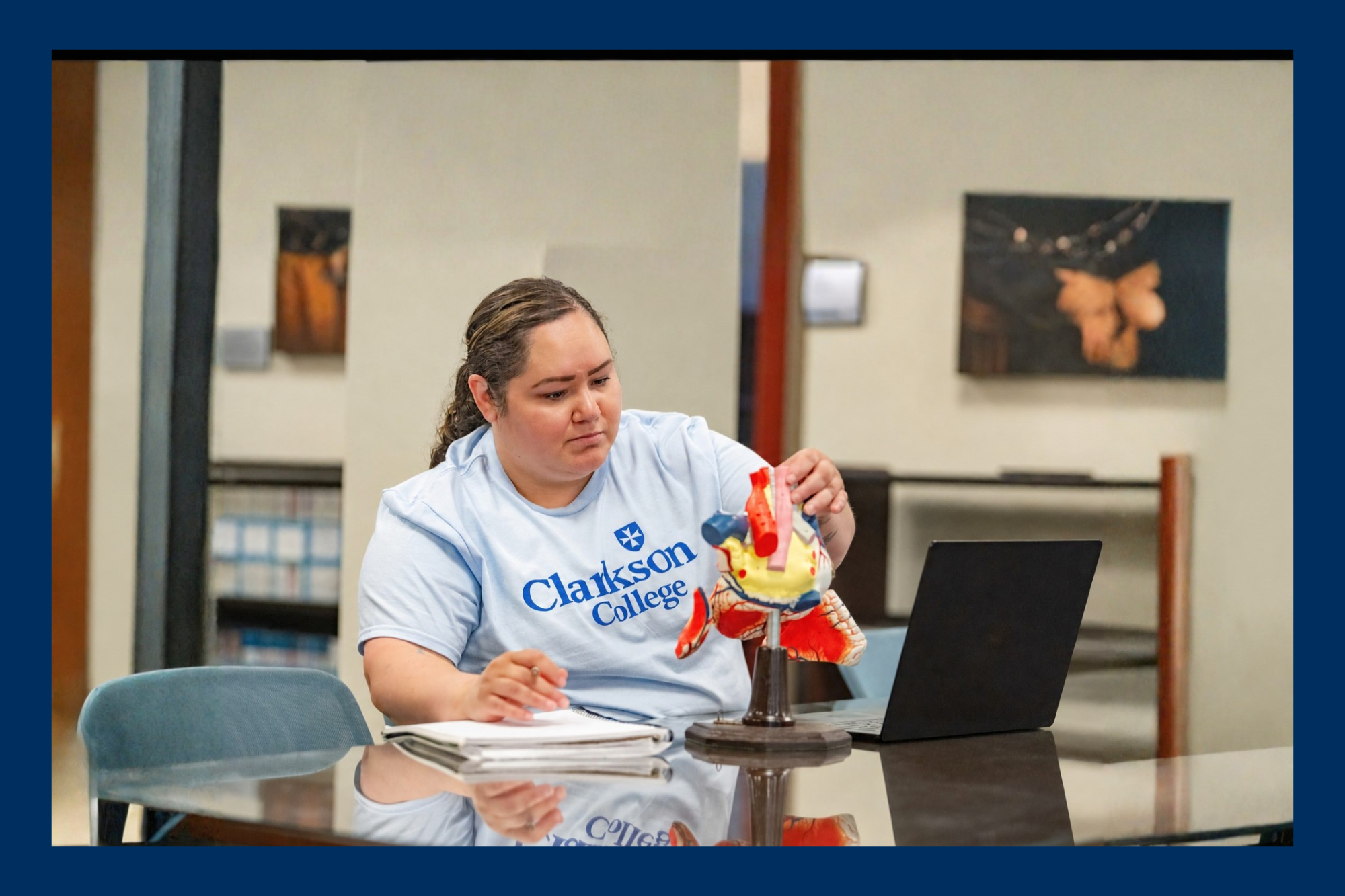 If you need a science or a math class, you can enroll at Clarkson College as a non-degree student.